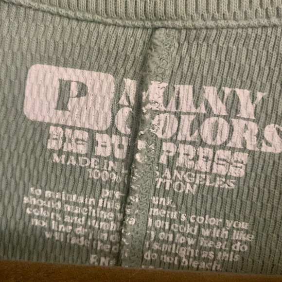 Big Bud Press Sage Green Fisherman Polo - Picture 3 of 4